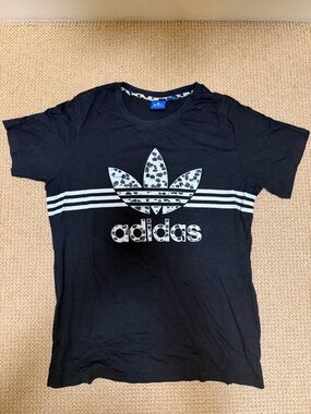 Adidas black Tshirt